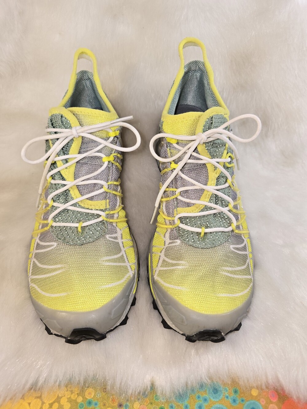 La Sportiva Mutant Yellow & Mint Women's Trail/ Mountain Running Shoes - Picture 3 of 16